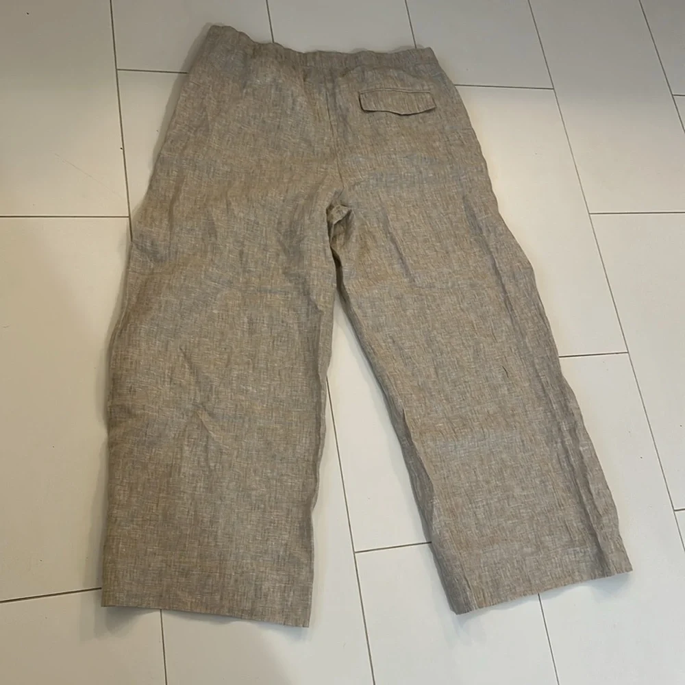 Banana republic linen pants natural XL NWT